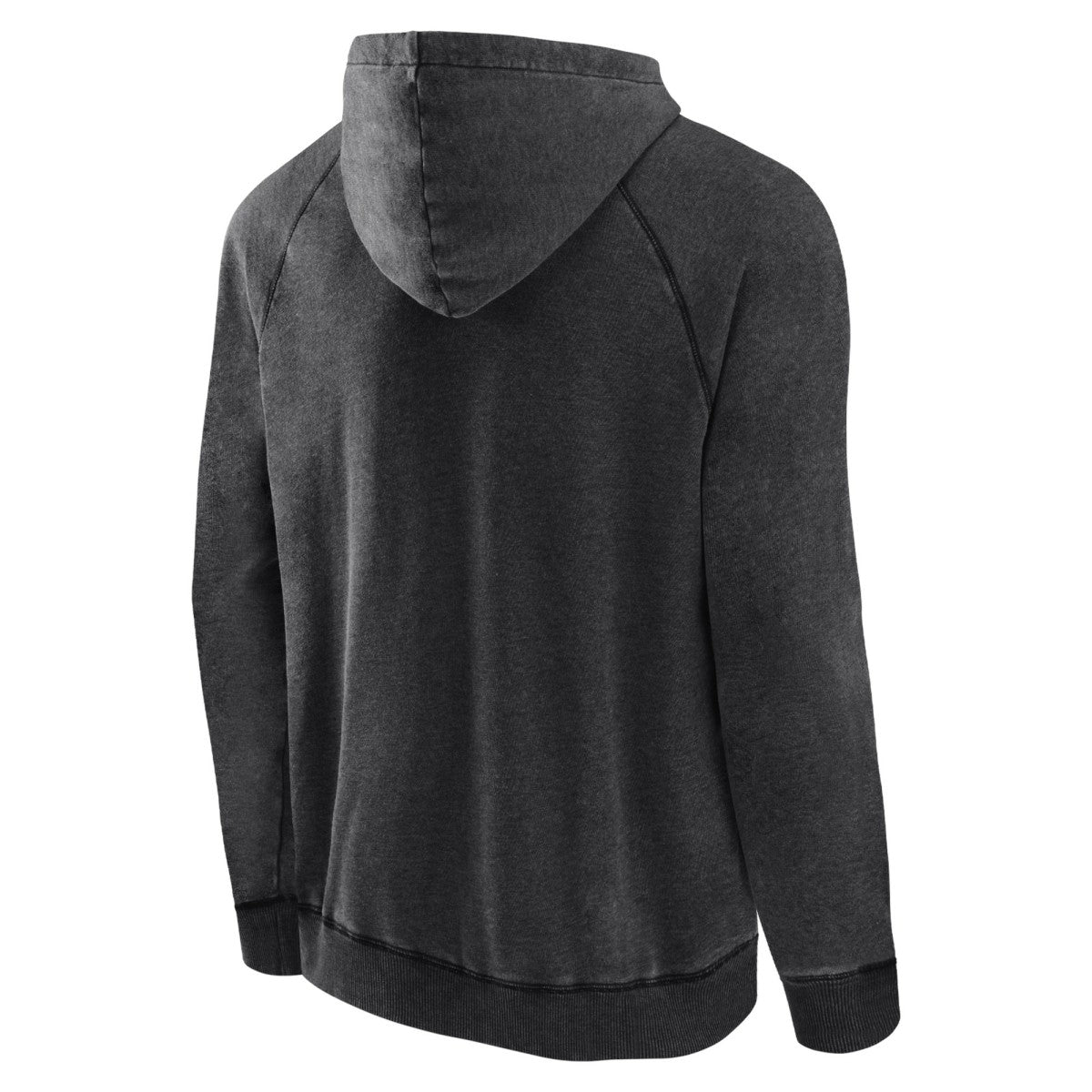 Fanatics Miami Heat Foul Trouble Snow Wash Raglan Pullover Hoodie Heather Charcoal