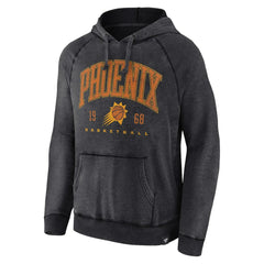 Fanatics Phoenix Suns Foul Trouble Snow Wash Raglan Pullover Hoodie Heather Charcoal