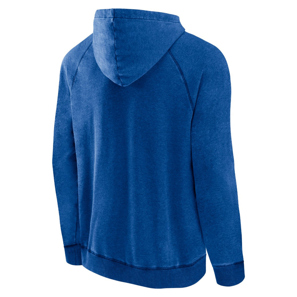 Fanatics Orlando Magic Foul Trouble Snow Wash Raglan Pullover Hoodie Heather Blue