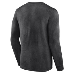 Fanatics Utah Jazz Front Court Press Snow Wash Long Sleeve T-Shirt Heather Charcoal
