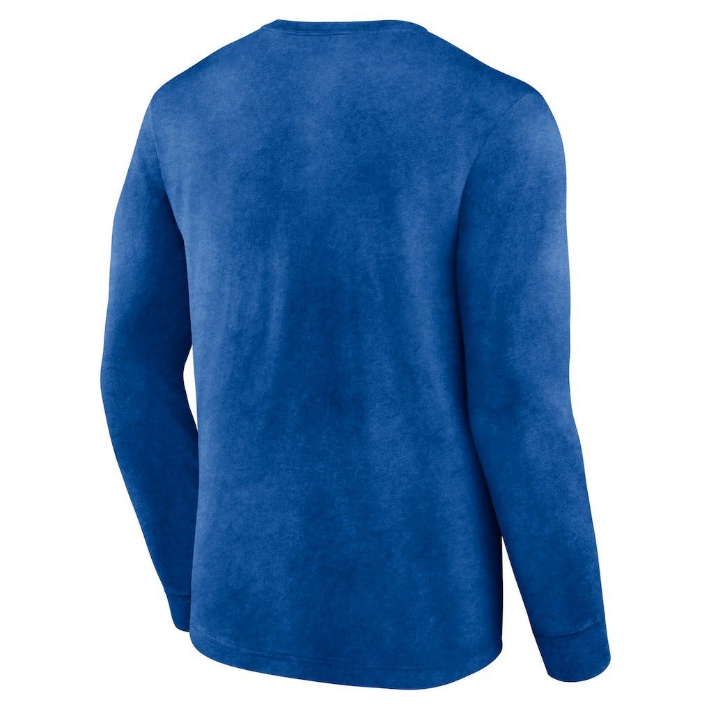 Fanatics Orlando Magic Front Court Press Snow Wash Long Sleeve T-Shirt Heather Royal