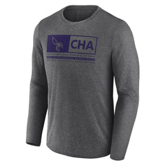 Fanatics Charlotte Hornets Three-Point Play T-Shirt Heather Charcoal