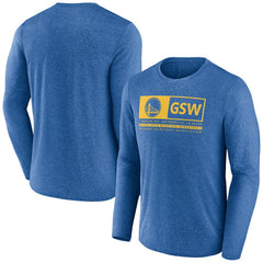 Fanatics Golden State Warriors Three-Point Play T-Shirt Heather Royal