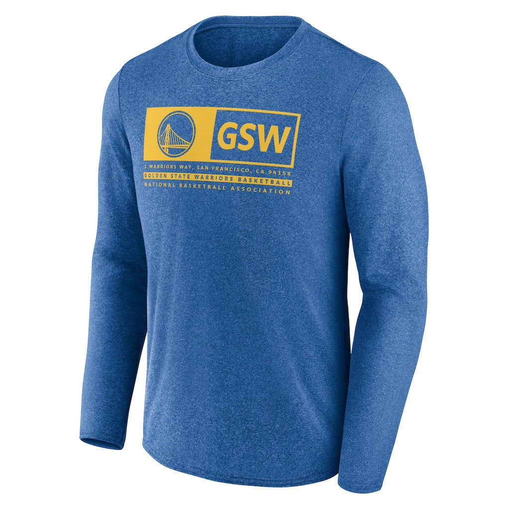 Fanatics Golden State Warriors Three-Point Play T-Shirt Heather Royal