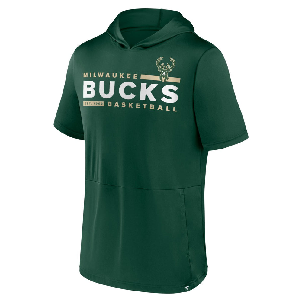 Fanatics Milwaukee Bucks Possession Hoodie T-Shirt Hunter Green
