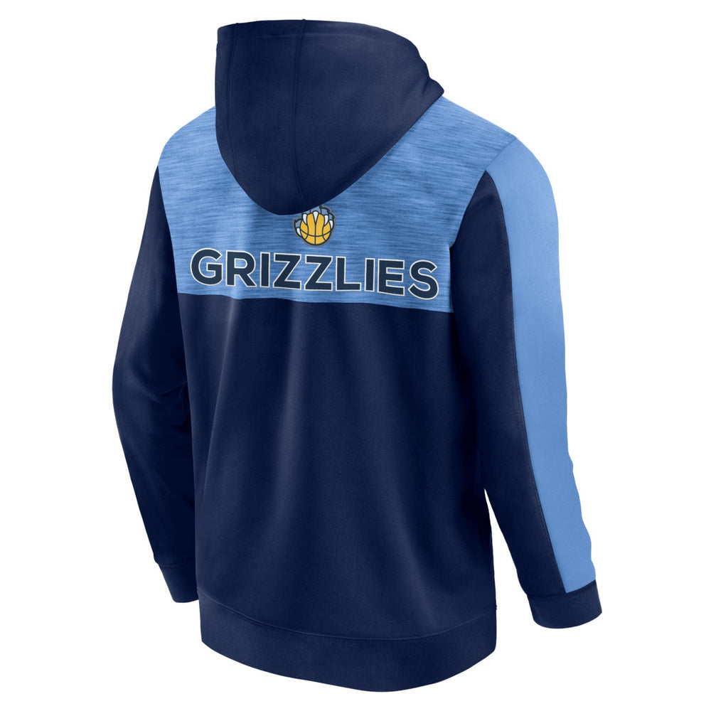 Fanatics Memphis Grizzlies Rainbow Shot Full-Zip Hoodie Navy