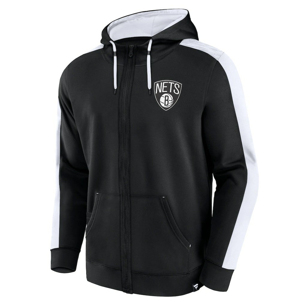Fanatics Brooklyn Nets Rainbow Shot Full-Zip Hoodie Black