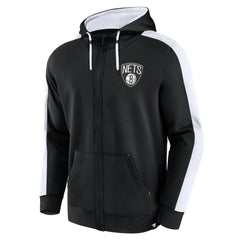 Fanatics Brooklyn Nets Rainbow Shot Full-Zip Hoodie Black