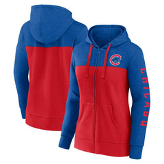 Chicago Cubs Fanatics Women's City Ties Hoodie Full-Zip Sweatshirt Outlet