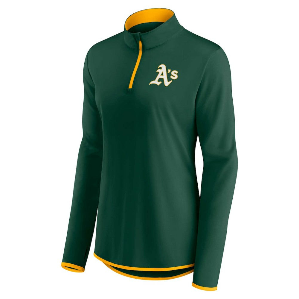 Athletics Fanatics Women's Corner Quarter-Zip Top Near Me