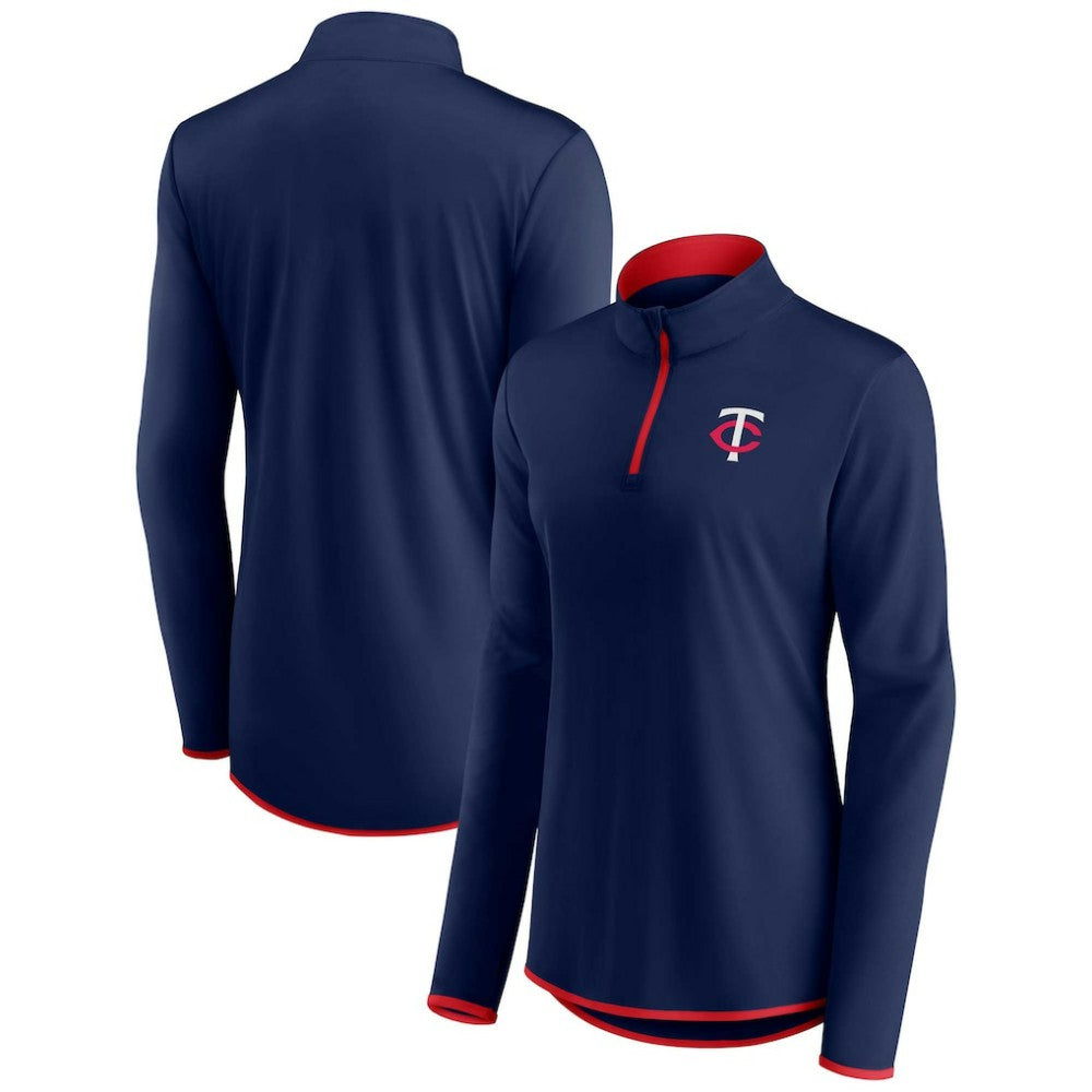 Minnesota Twins Fanatics Women's Corner Quarter-Zip Top for sale