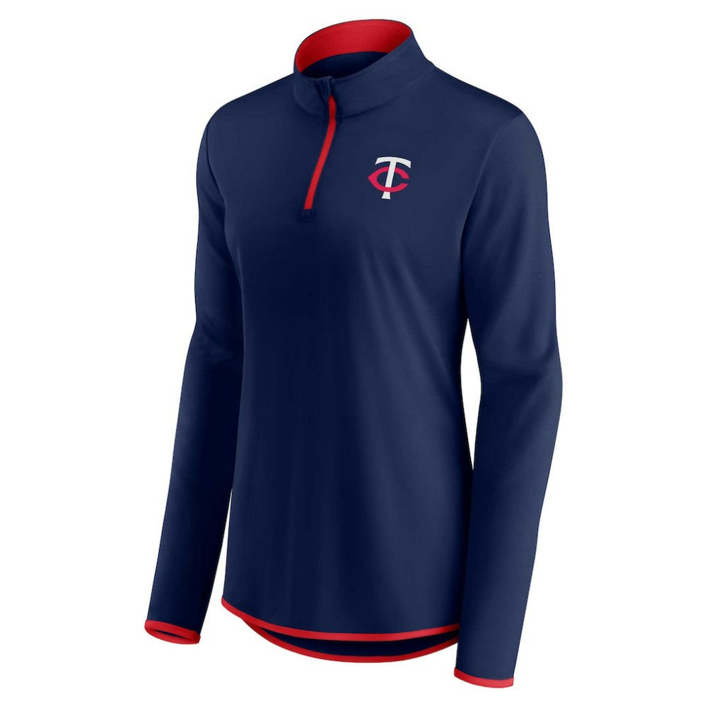 Minnesota Twins Fanatics Women's Corner Quarter-Zip Top for sale