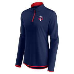 Minnesota Twins Fanatics Women's Corner Quarter-Zip Top for sale