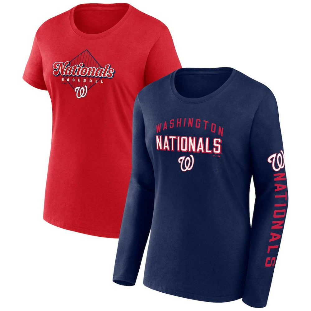 Washington Nationals Fanatics Women's T-Shirt Combo Pack Outlet