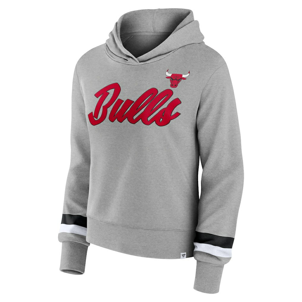 Fanatics Chicago Bulls Women's Halftime Pullover Hoodie Heather Gray