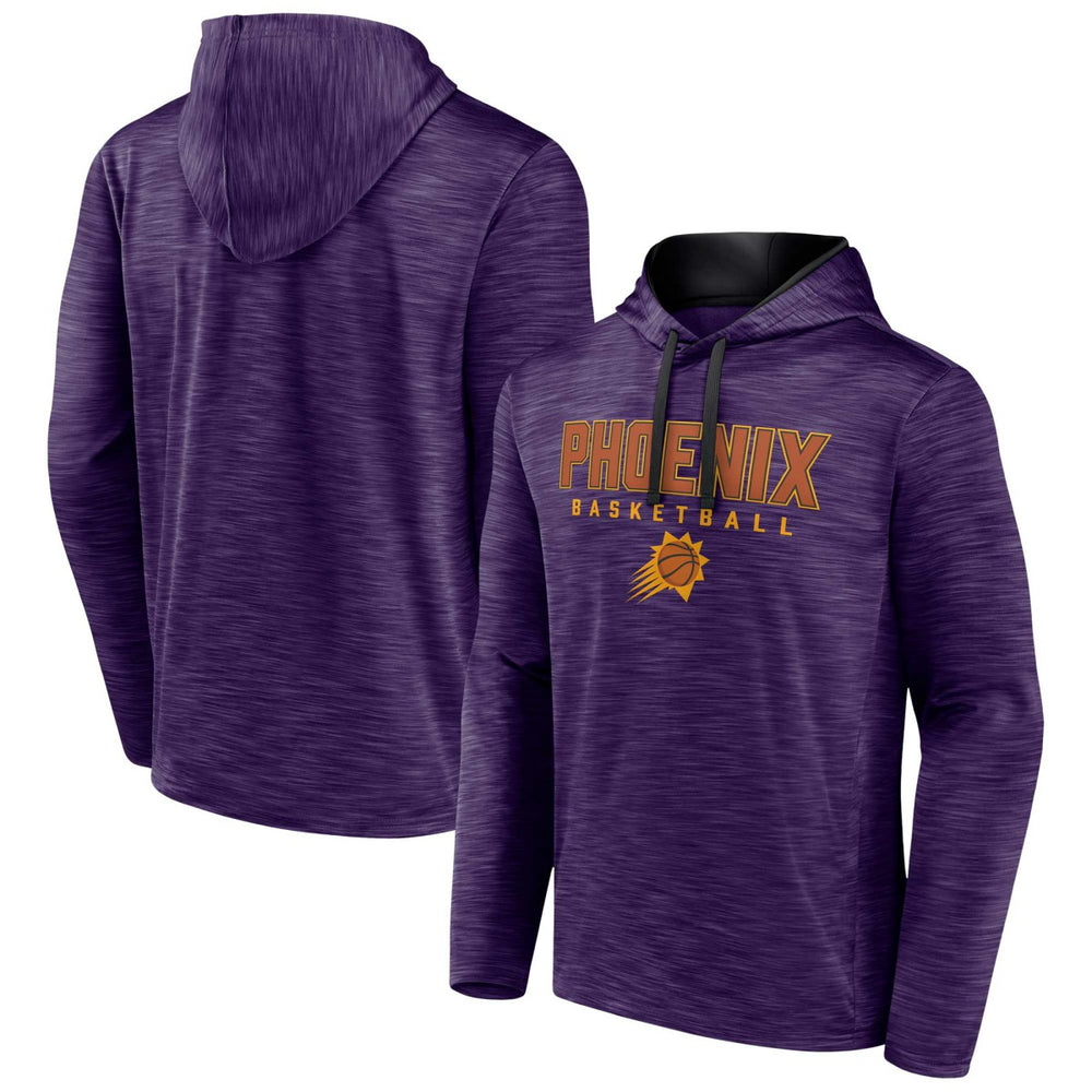 Fanatics Phoenix Suns Fast Break Pullover Hoodie Heather Purple
