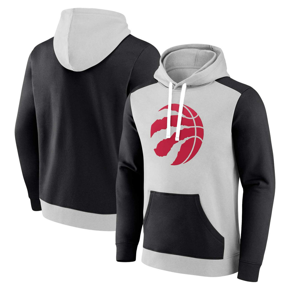 Fanatics Toronto Raptors Arctic Colorblock Pullover Hoodie Gray/Black