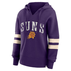 Fanatics Phoenix Suns Women's Bold Move Dolman V-Neck High Hip Hoodie Purple