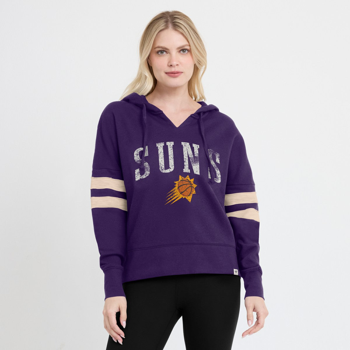 Fanatics Phoenix Suns Women's Bold Move Dolman V-Neck High Hip Hoodie Purple