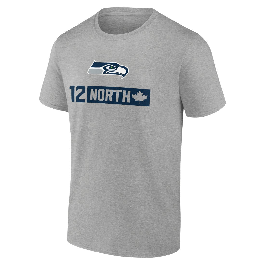 Seattle Seahawks 12 North T-Shirt - Heather Gray - NFL