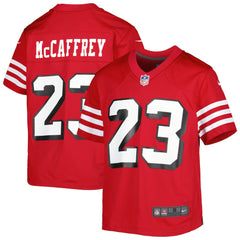 Christian McCaffrey San Francisco 49ers Youth Game Jersey - Scarlet - Nike
