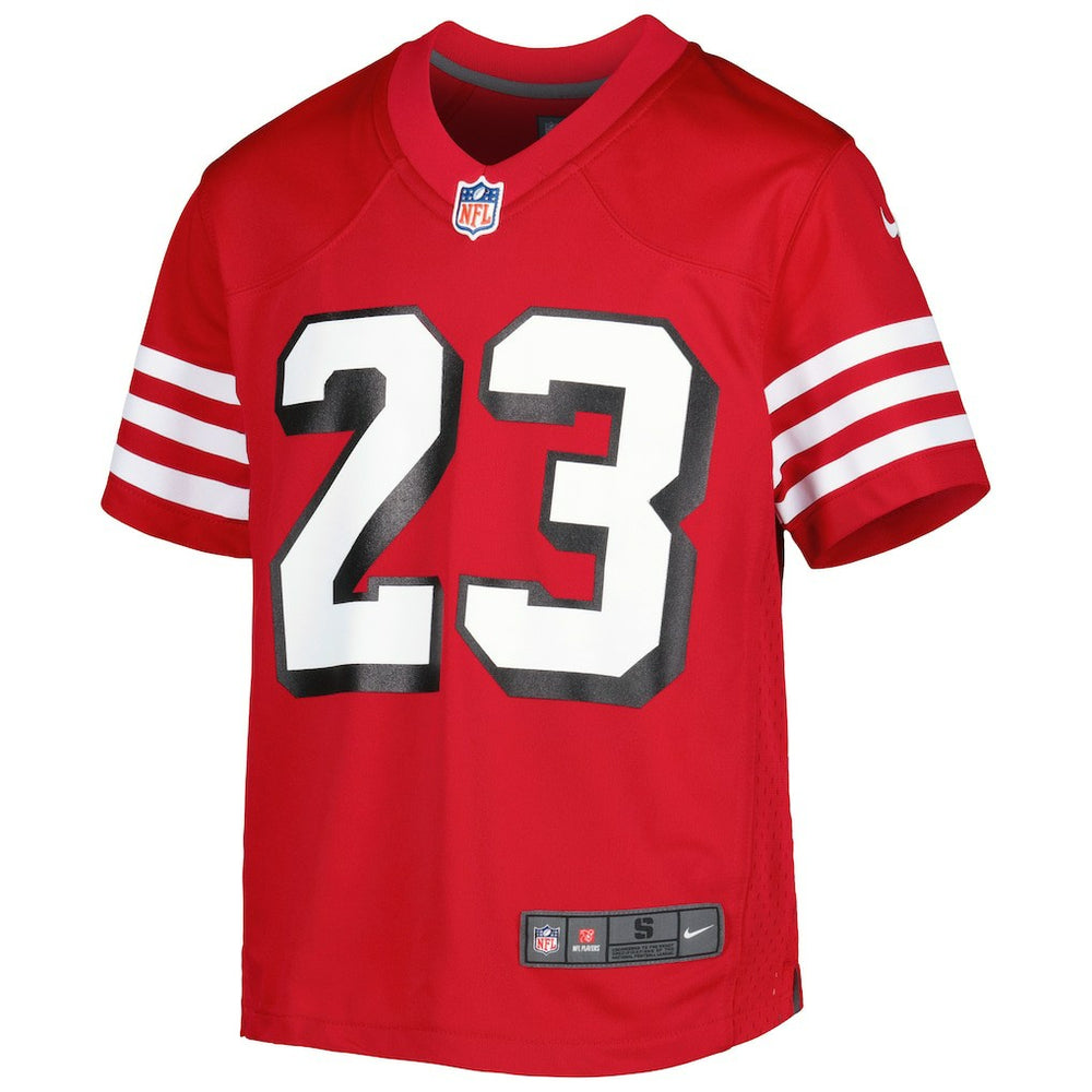 Christian McCaffrey San Francisco 49ers Youth Game Jersey - Scarlet - Nike