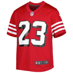 Christian McCaffrey San Francisco 49ers Youth Game Jersey - Scarlet - Nike