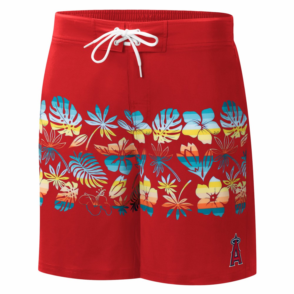 Los Angeles Angels G-III Sports by Carl Banks Breeze Volley Swim Shorts Online
