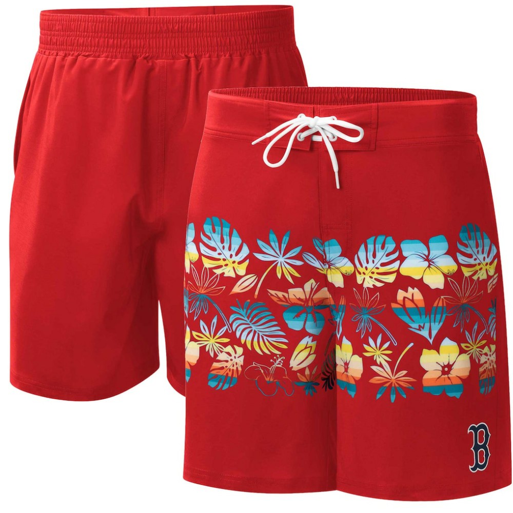 Boston Red Sox G-III Sports by Carl Banks Breeze Volley Swim Shorts for sale