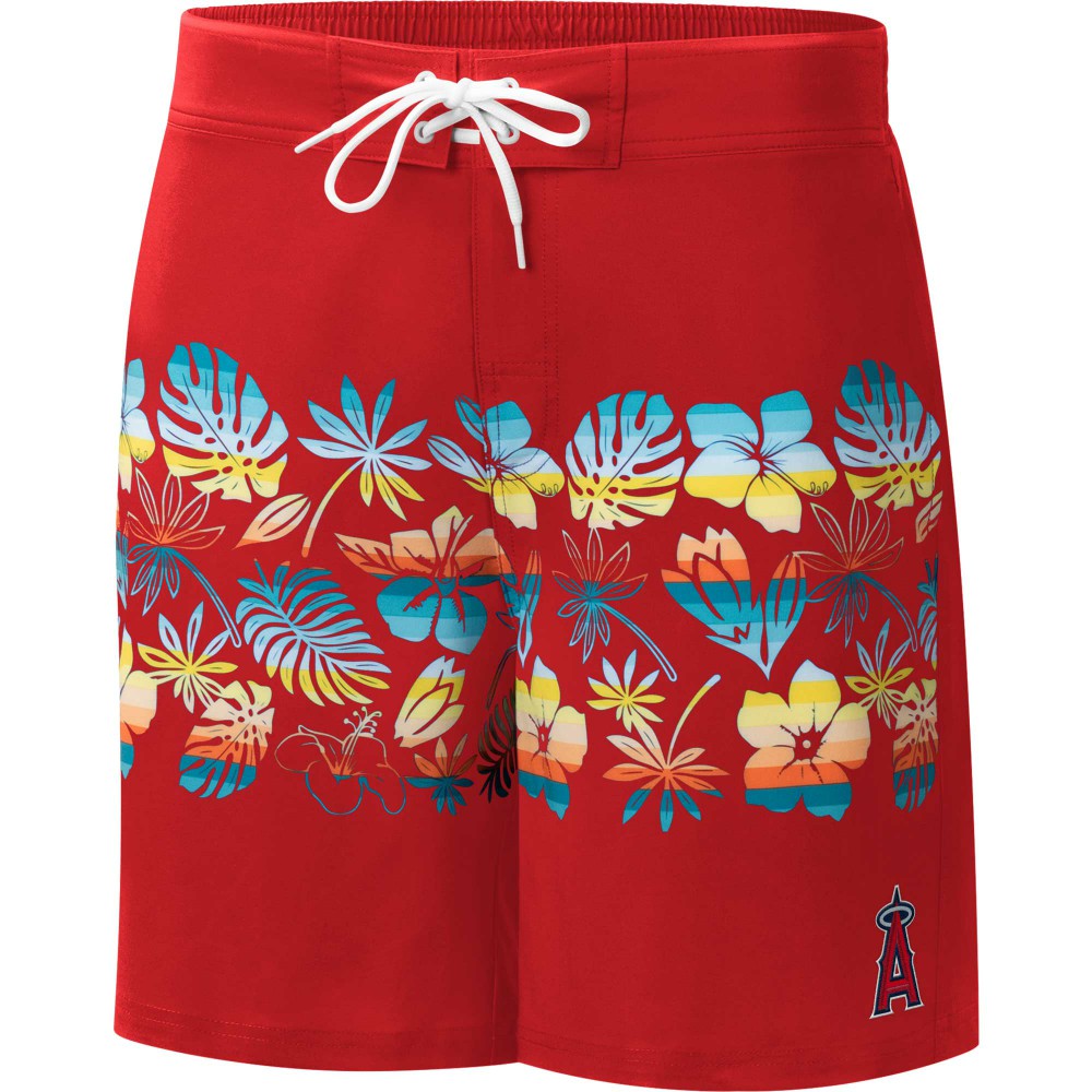 Los Angeles Angels G-III Sports by Carl Banks Breeze Volley Swim Shorts Online