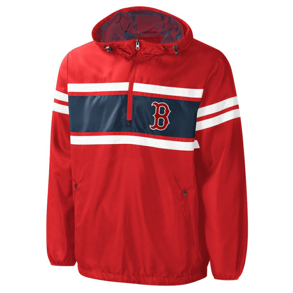 Boston Red Sox G-III Sports by Carl Banks Game Score Quarter-Zip Windbreaker Near Me