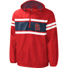 St. Louis Cardinals G-III Sports by Carl Banks Game Score Quarter-Zip Windbreaker Online
