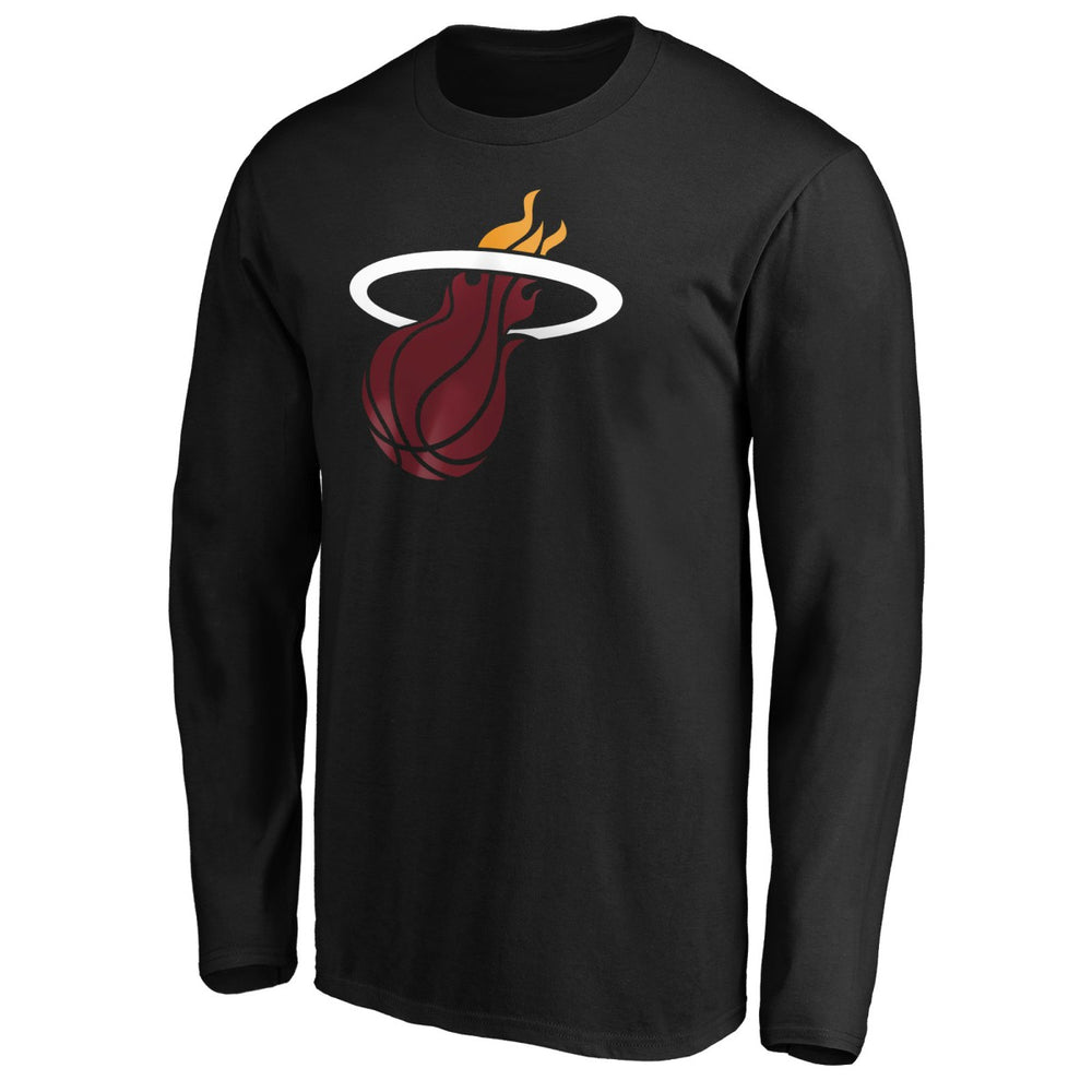 Bam Adebayo Miami Heat Playmaker Team Name & Number Long Sleeve T-Shirt Black