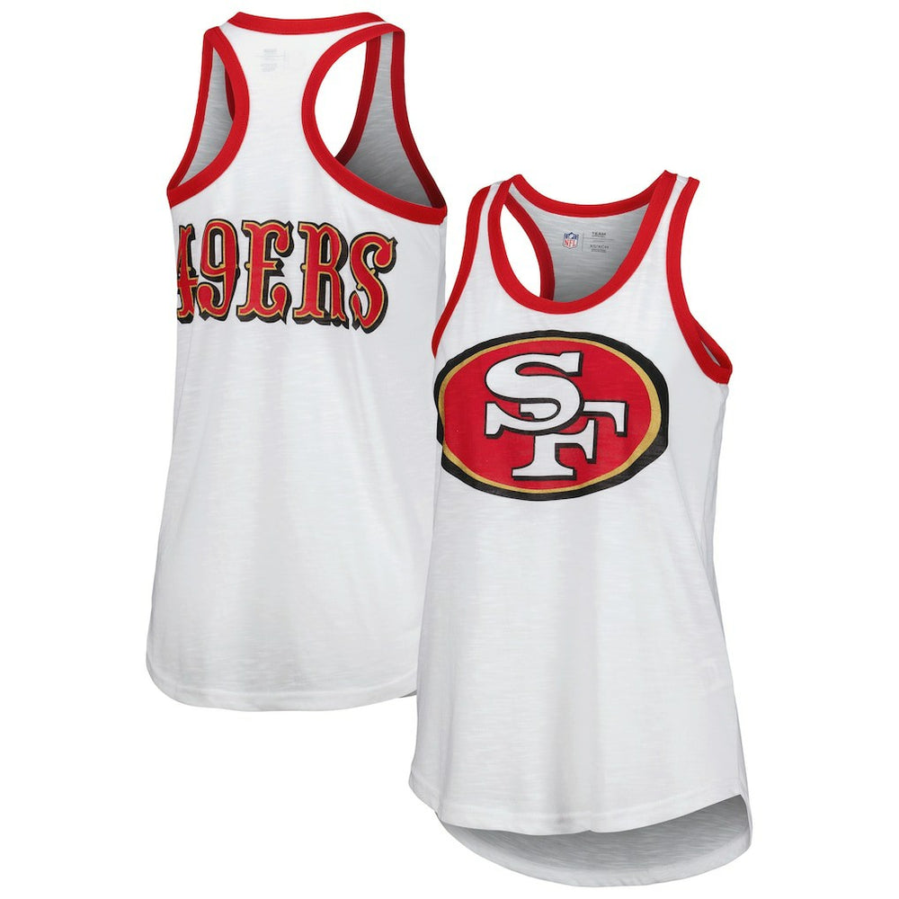 San Francisco 49ers G-III 4Her by Carl Banks Women's Tater Tank Top - White - NFL
