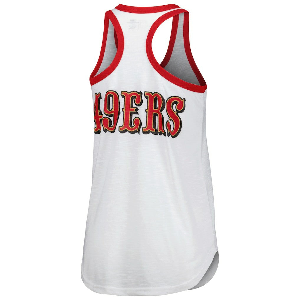 San Francisco 49ers G-III 4Her by Carl Banks Women's Tater Tank Top - White - NFL