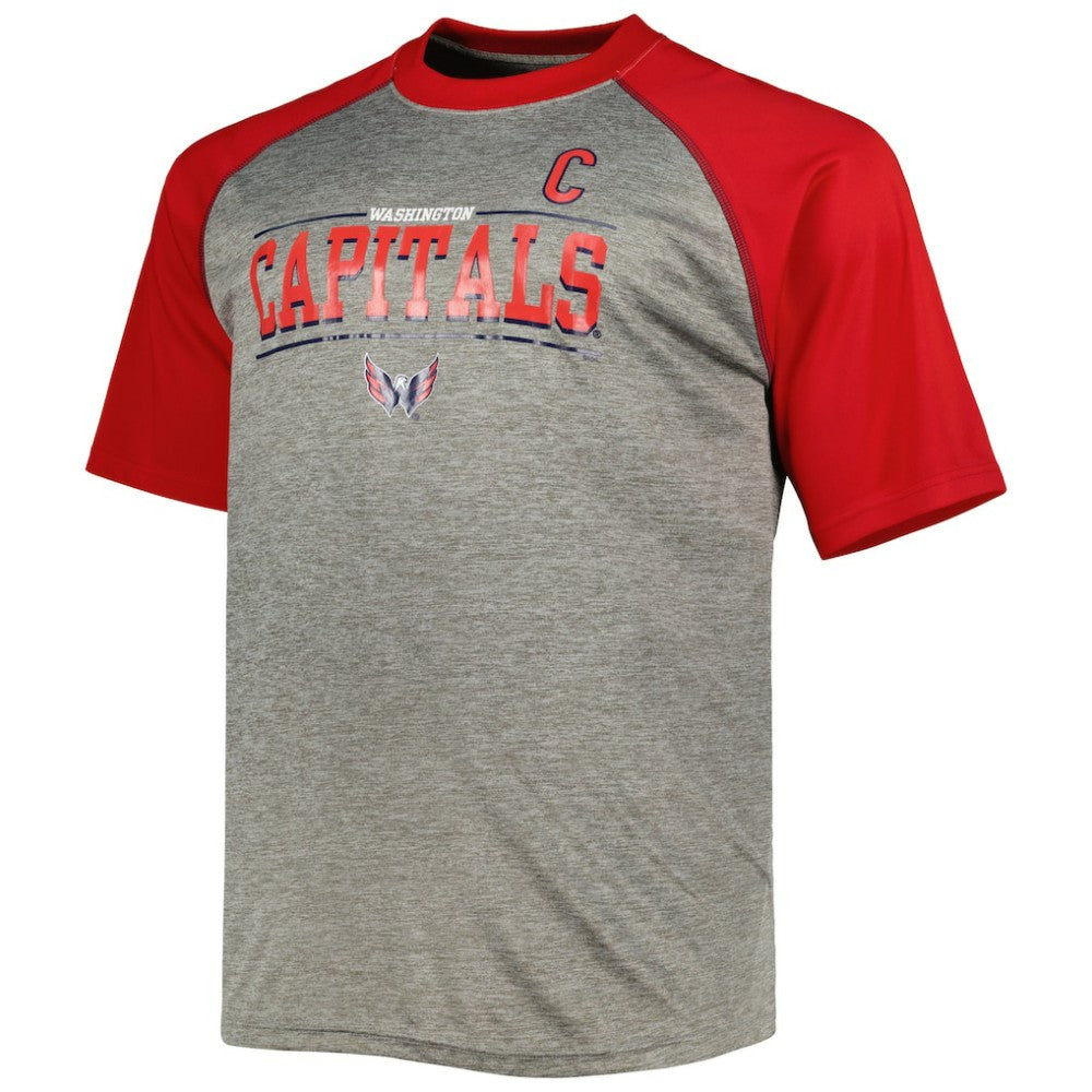 Alexander Ovechkin Washington Capitals Fanatics Big & Tall Captain Patch Contrast Raglan Name & Number T-Shirt - Heather Gray/Red | Fanatics near me