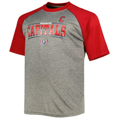 Alexander Ovechkin Washington Capitals Fanatics Big & Tall Captain Patch Contrast Raglan Name & Number T-Shirt - Heather Gray/Red | Fanatics near me