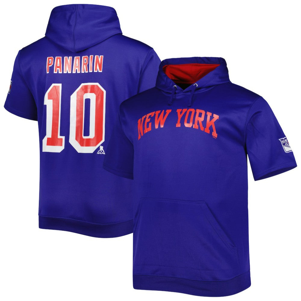 Artemi Panarin New York Rangers Fanatics Big & Tall Name & Number Pullover Hoodie - Blue | Fanatics Lifestyle