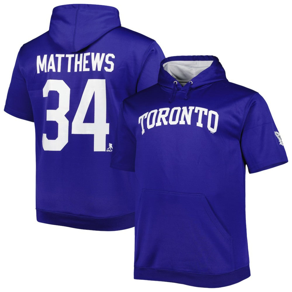 Auston Matthews Toronto Maple Leafs Fanatics Big & Tall Name & Number Pullover Hoodie - Blue | Fanatics discount
