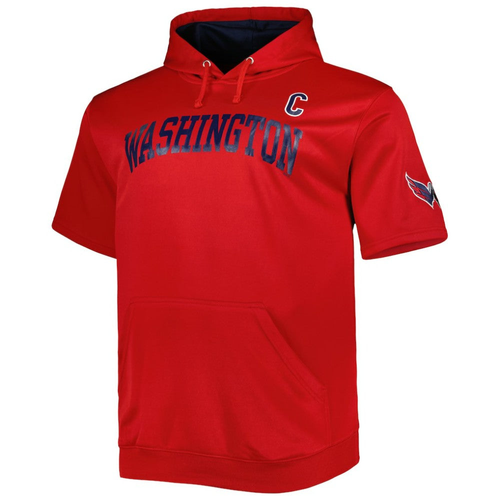 Alexander Ovechkin Washington Capitals Fanatics Big & Tall Captain Patch Name & Number Pullover Hoodie - Red | Fanatics Clearance