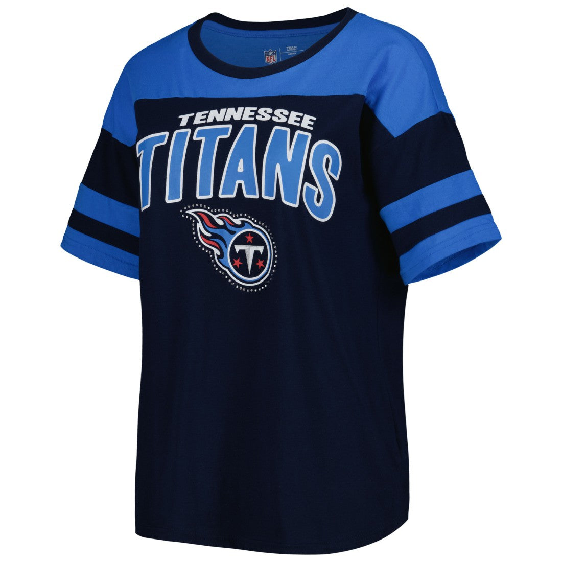 Tennessee Titans G-III 4Her by Carl Banks Women's Play the Ball T-Shirt - Navy/Light Blue - NFL