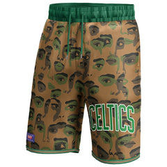 Fanatics Boston Celtics NBA & KidSuper Studios Unisex Hometown Shorts Brown