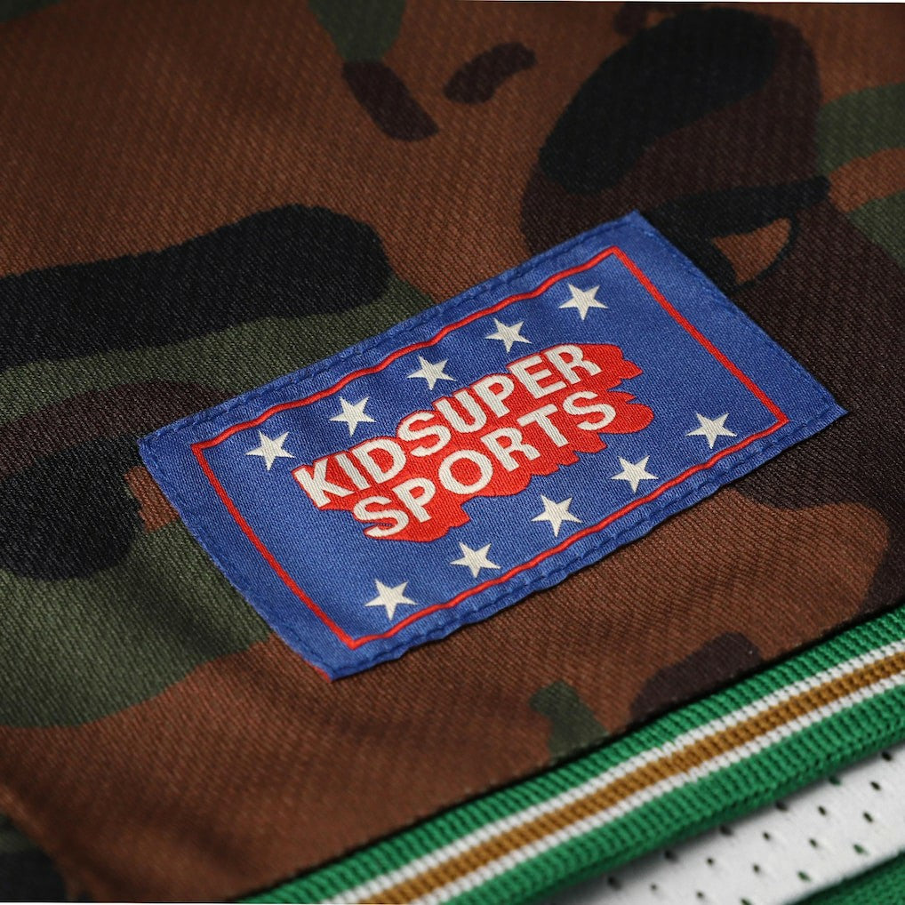 Fanatics Boston Celtics NBA & KidSuper Studios Unisex Hometown Shorts Brown