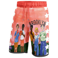 Fanatics Brooklyn Nets NBA & KidSuper Studios Unisex Hometown Shorts Black