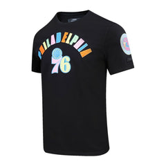 Philadelphia 76ers Pro Standard Washed Neon T-Shirt Black
