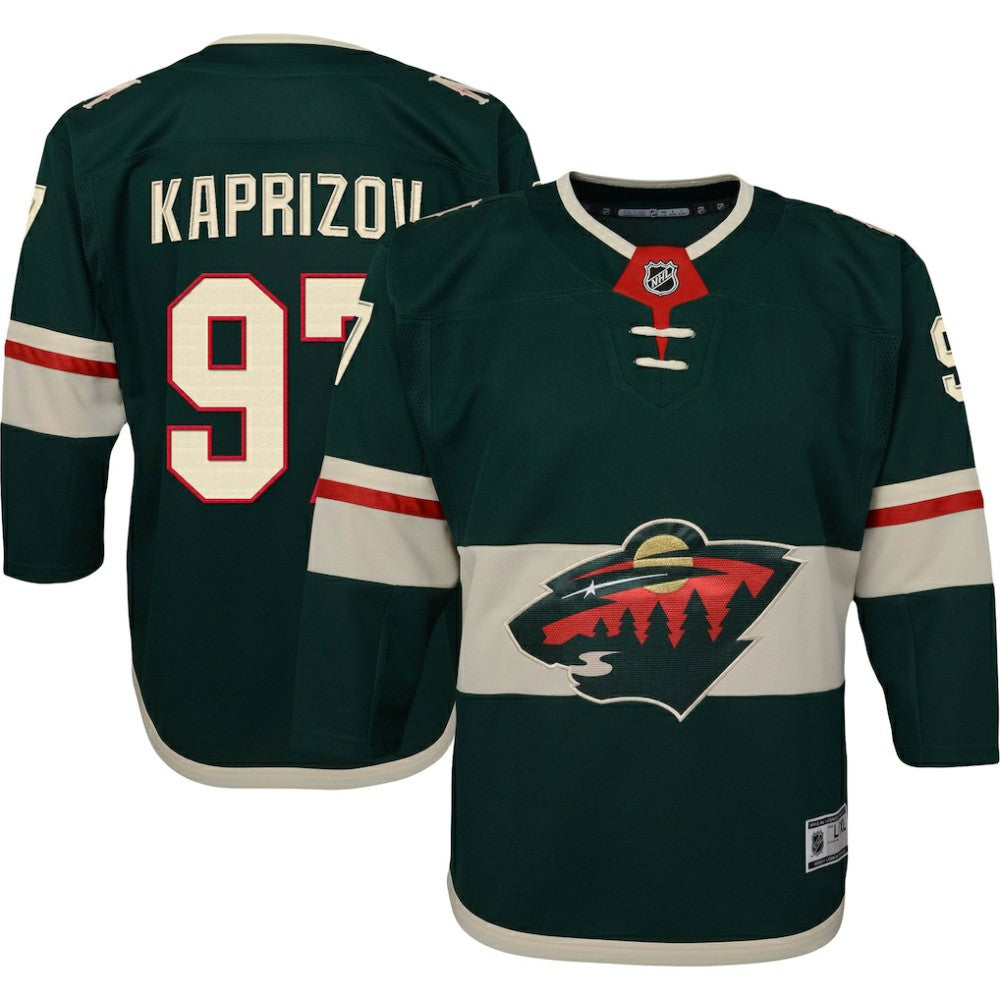 Kirill Kaprizov Minnesota Wild Youth Home Premier Player Jersey - Green | NHL near me