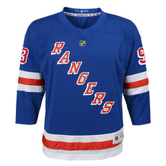 Mika Zibanejad New York Rangers Youth Home Replica Player Jersey - Blue | NHL Clearance