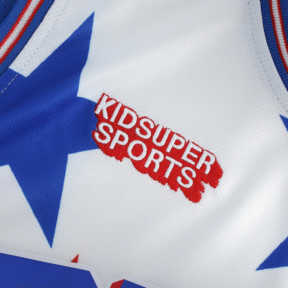 Fanatics Philadelphia 76ers NBA & KidSuper Studios Unisex Hometown Jersey White
