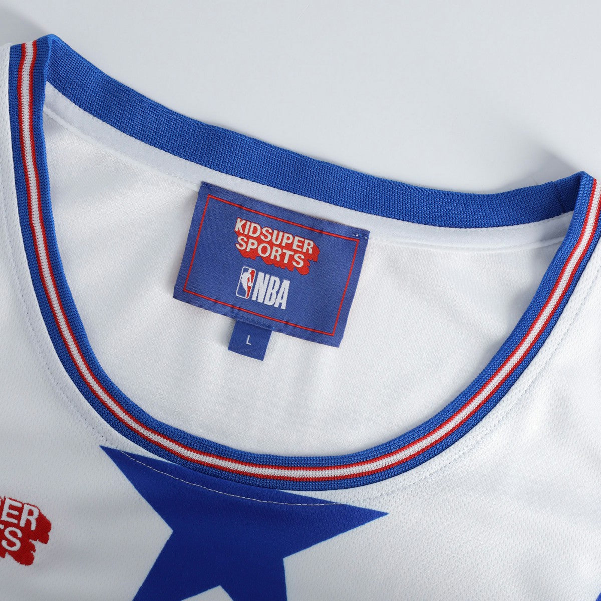 Fanatics Philadelphia 76ers NBA & KidSuper Studios Unisex Hometown Jersey White