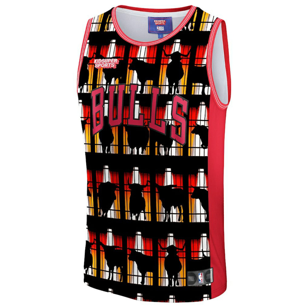 Fanatics Chicago Bulls NBA & KidSuper Studios Unisex Hometown Jersey Red